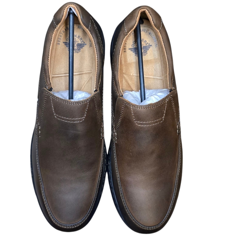 Dockers Men Chocolate Leather Loafers
